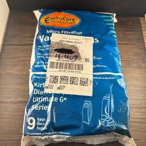 Kirby Generation Series Micro Filtration Vacuum Cleaner Bags 839-9 New Envirocar